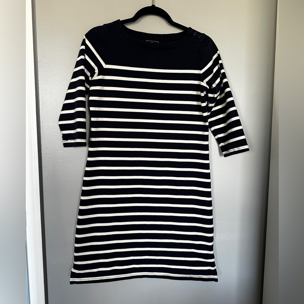 L.L. Bean Striped Mini Dress